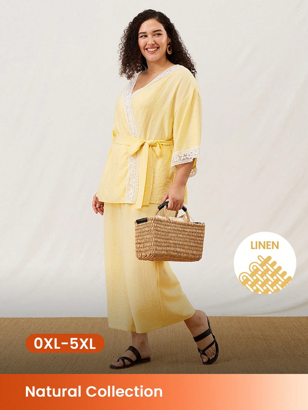 Set pijamale SHEIN, galben