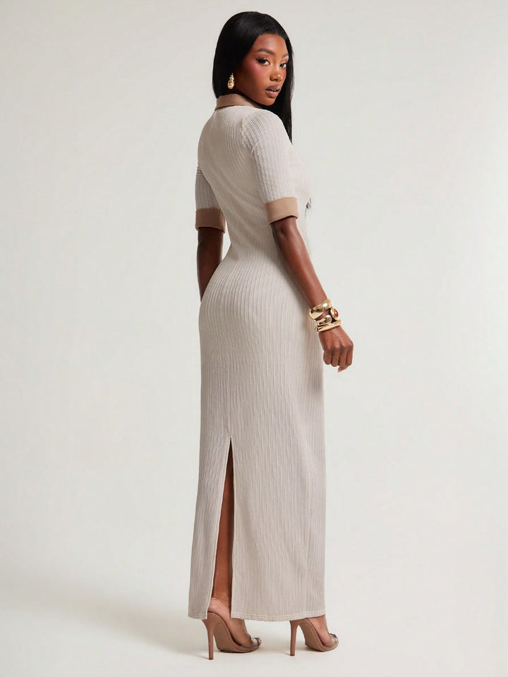 Rochie maxi SHEIN, alb