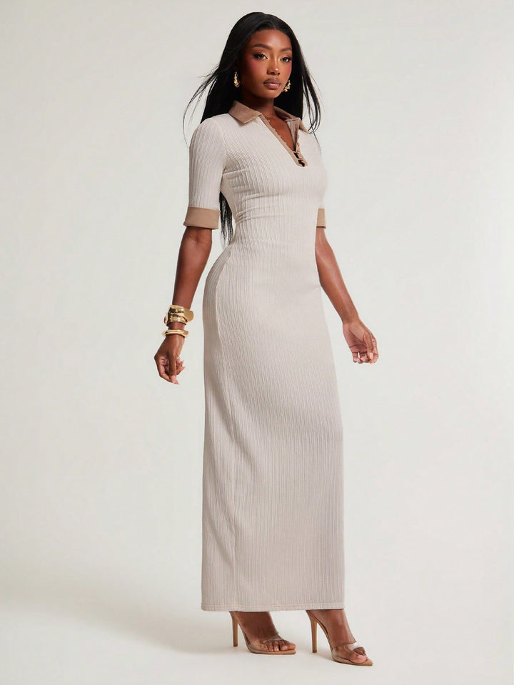 Rochie maxi SHEIN, alb