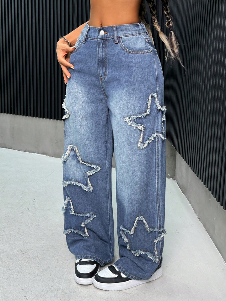 Jeans SHEIN, albastru