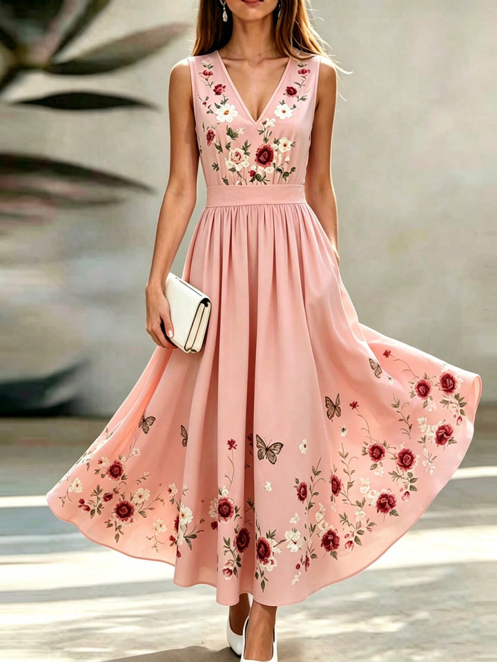 Rochie maxi SHEIN, roz