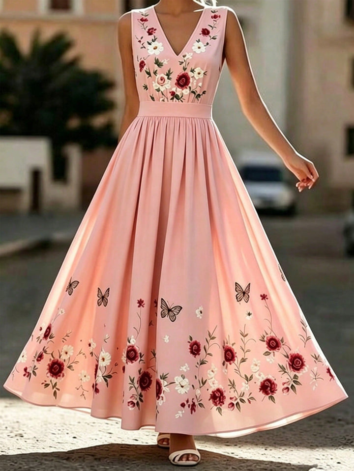 Rochie maxi SHEIN, roz