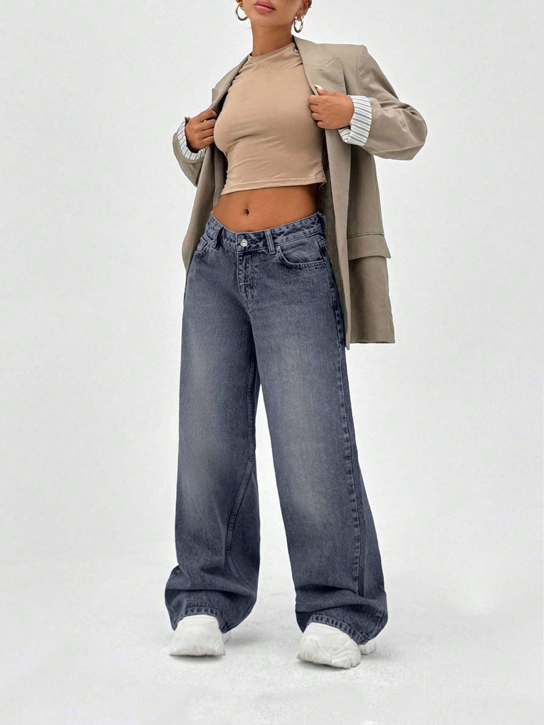 Jeans SHEIN, albastru
