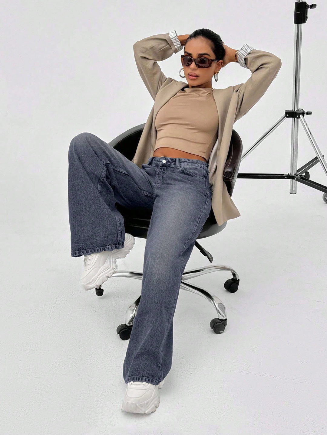 Jeans SHEIN, albastru
