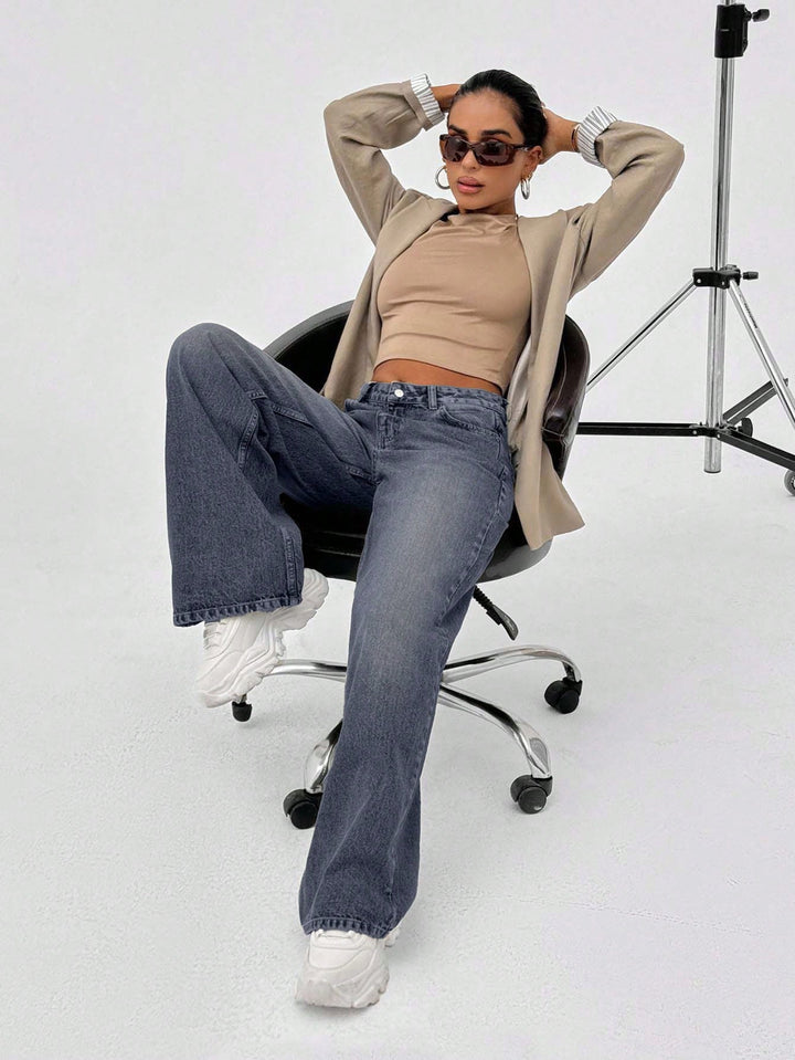 Jeans SHEIN, albastru