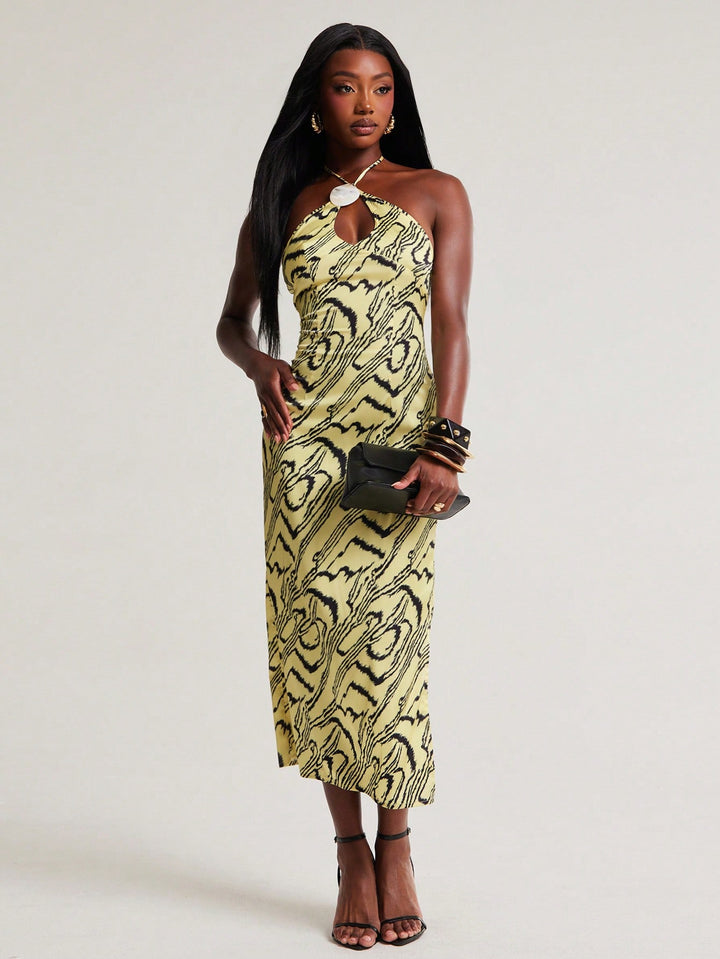 Rochie maxi SHEIN, mix culori