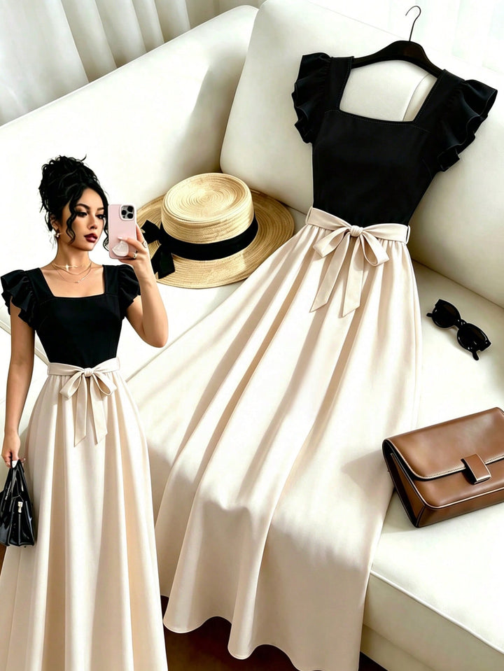 Rochie midi SHEIN, mix culori
