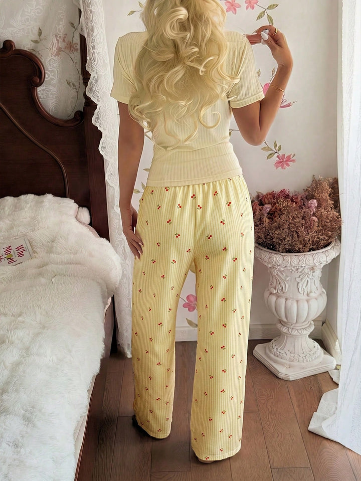 Pijama SHEIN, portocaliu