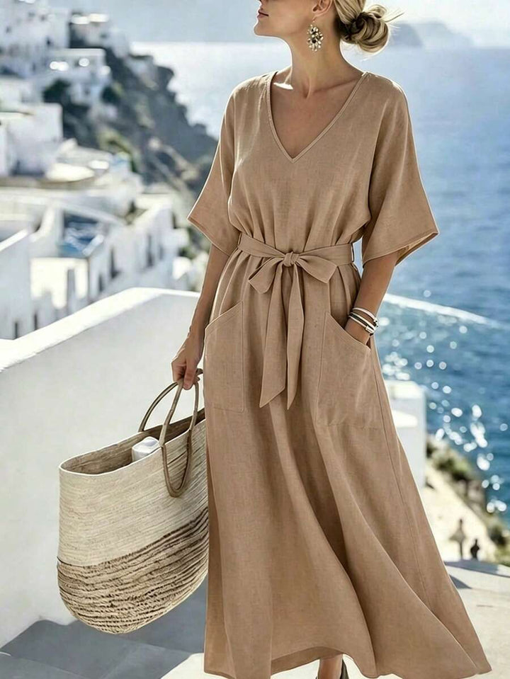 Rochie midi SHEIN, bej