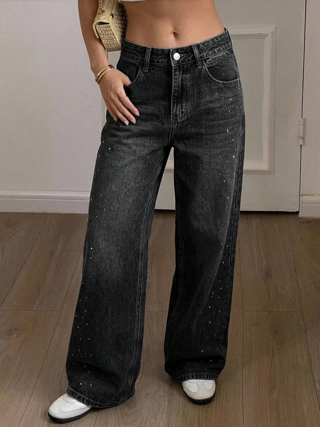 Jeans SHEIN, gri