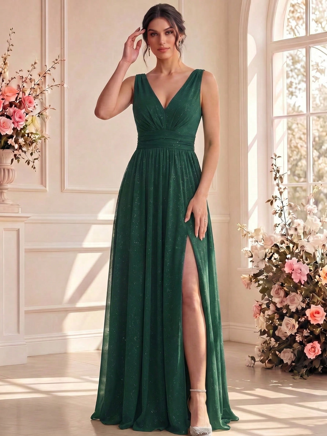 Rochie SHEIN, verde