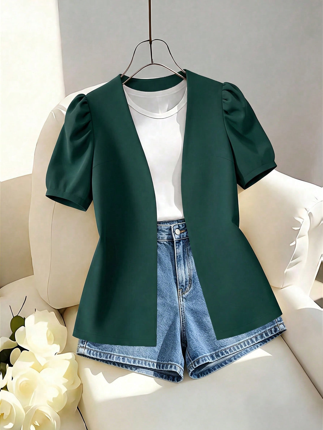 Sacou SHEIN, verde