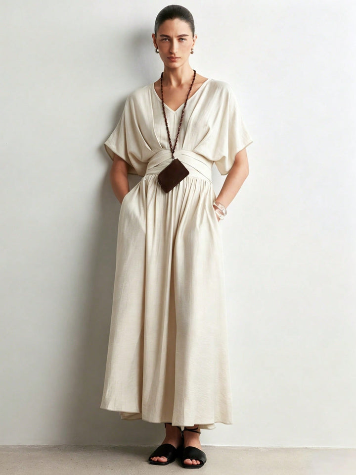 Rochie maxi SHEIN, portocaliu