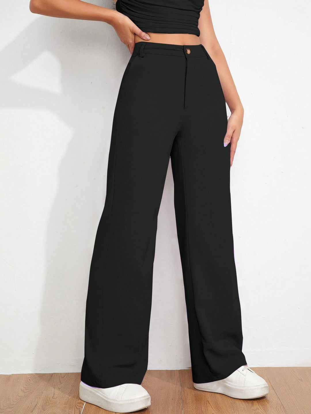 Pantaloni SHEIN, negru