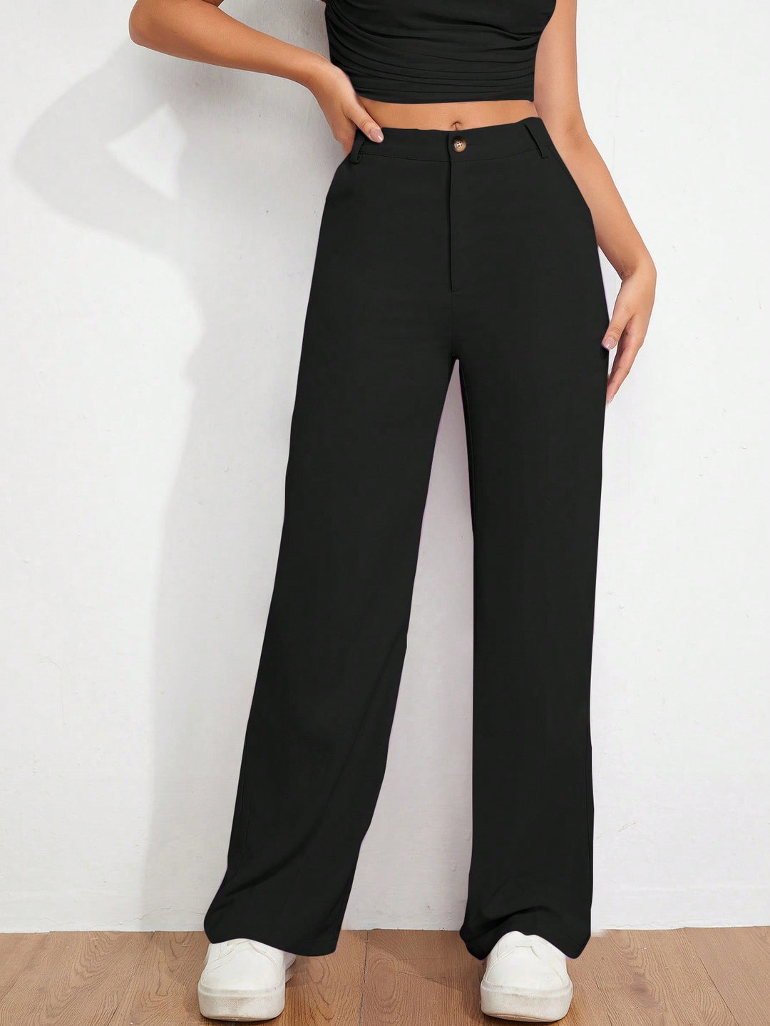 Pantaloni SHEIN, negru