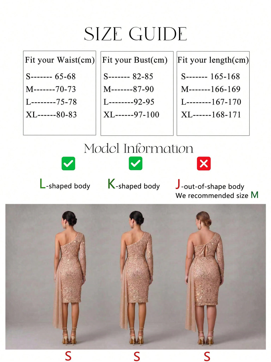 Rochie SHEIN, auriu
