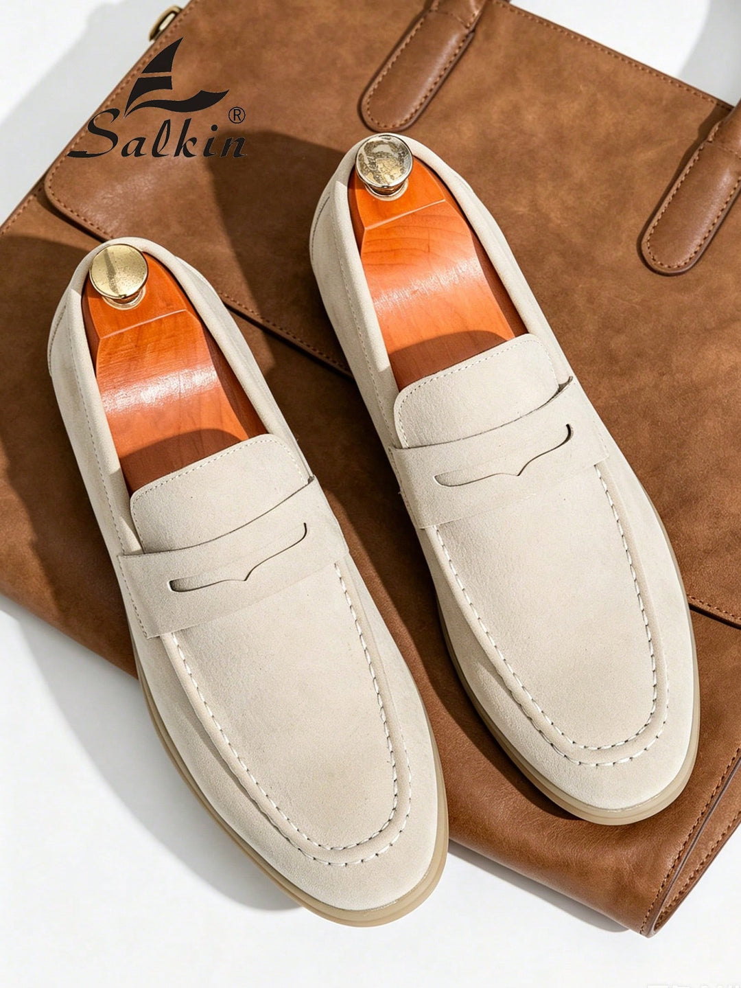 Mocasini SHEIN, bej