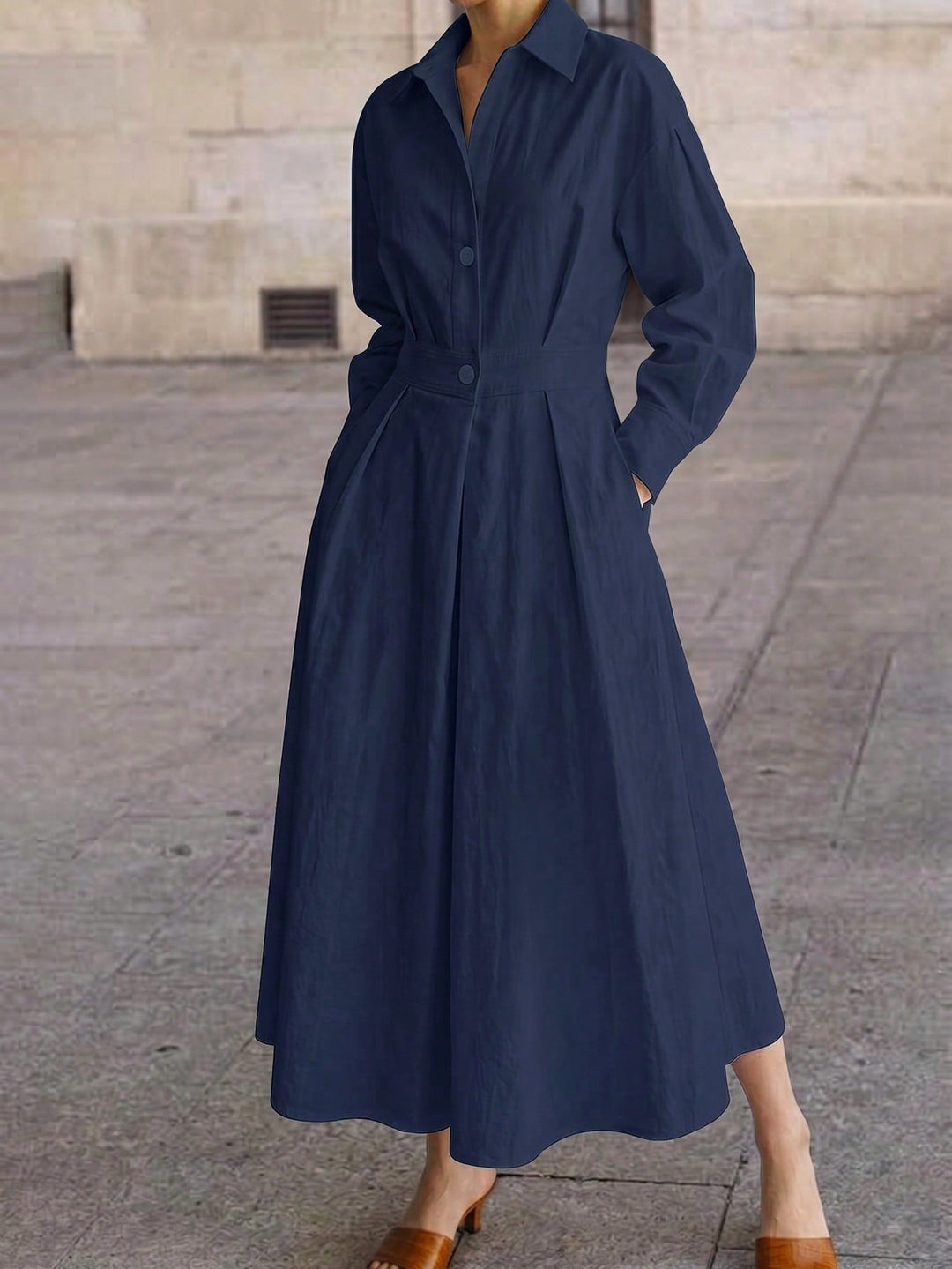 Rochie maxi SHEIN, albastru