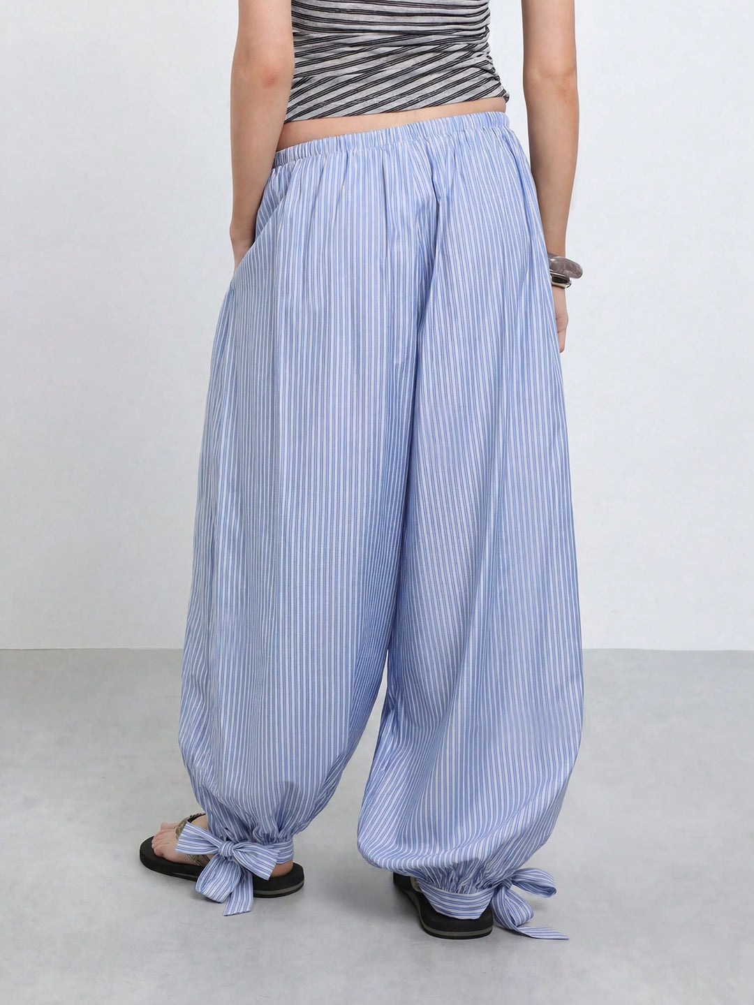 Pantaloni SHEIN, albastru