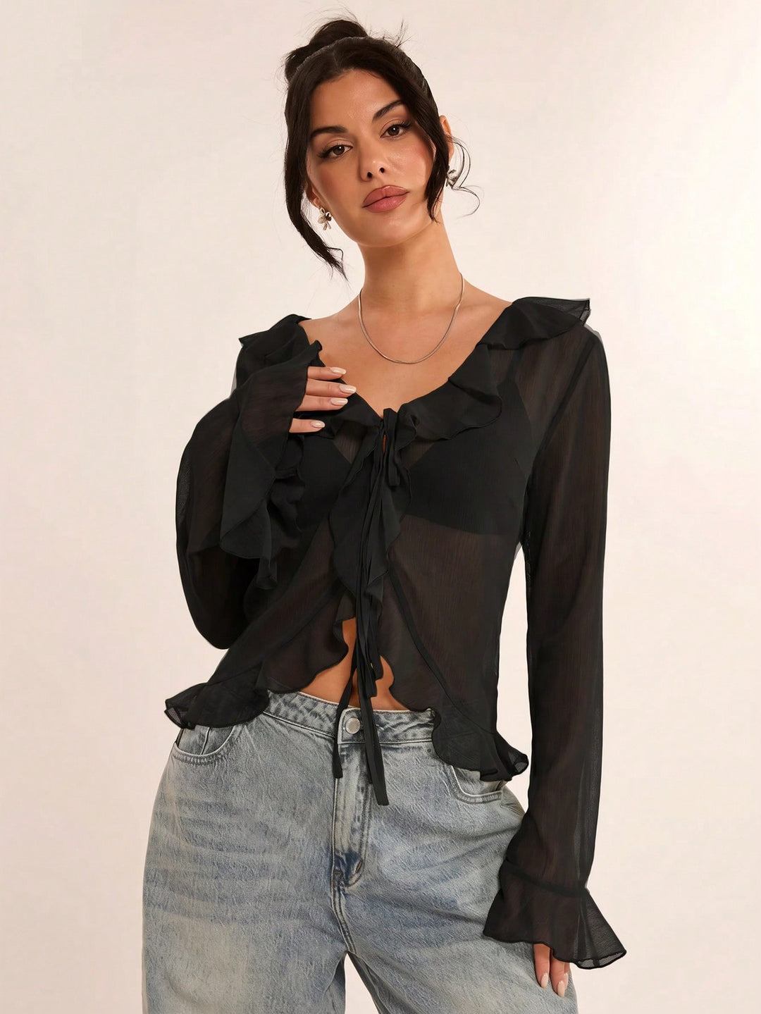Bluza SHEIN, negru