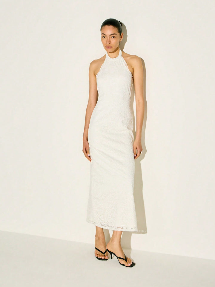 Rochie maxi SHEIN, alb