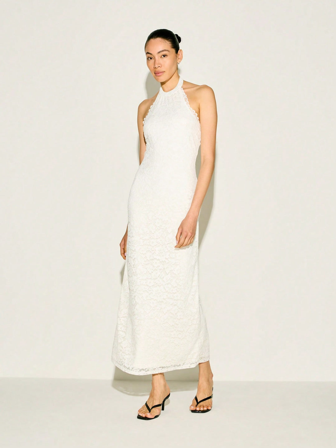 Rochie maxi SHEIN, alb