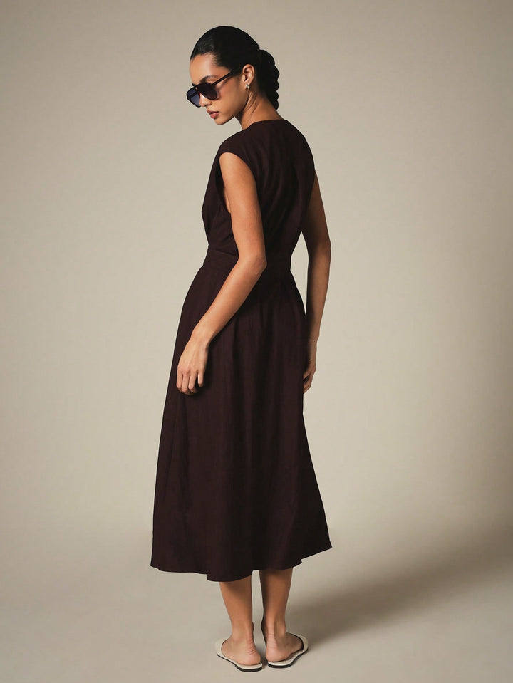 Rochie midi SHEIN, roșu