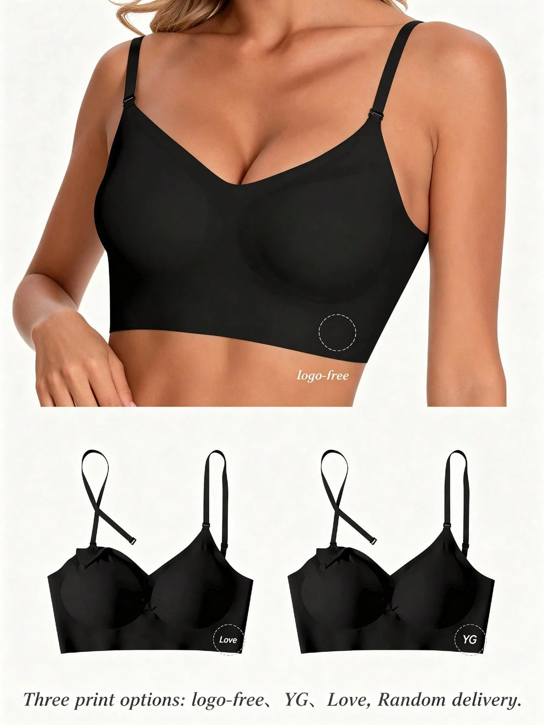Bustier SHEIN, fekete