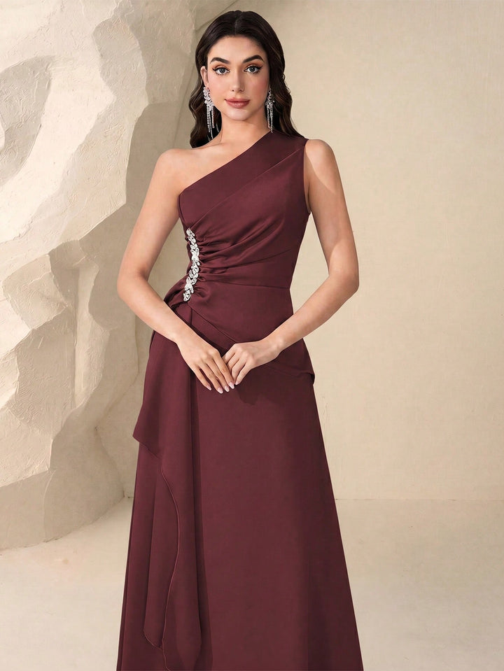 Rochie maxi SHEIN, vișiniu