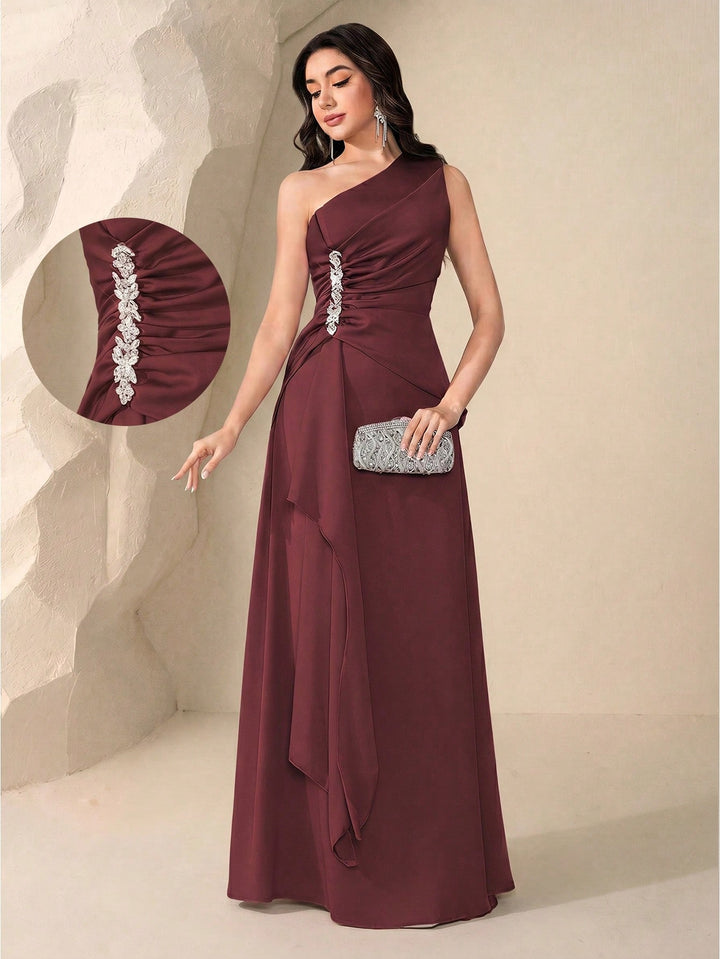 Rochie maxi SHEIN, vișiniu