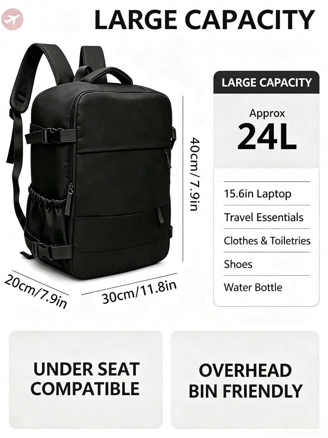 Rucsac SHEIN, crem