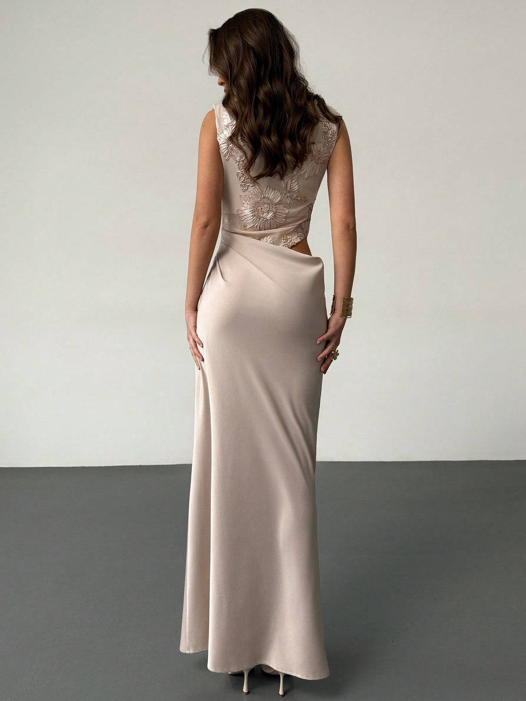 Rochie maxi SHEIN, roz