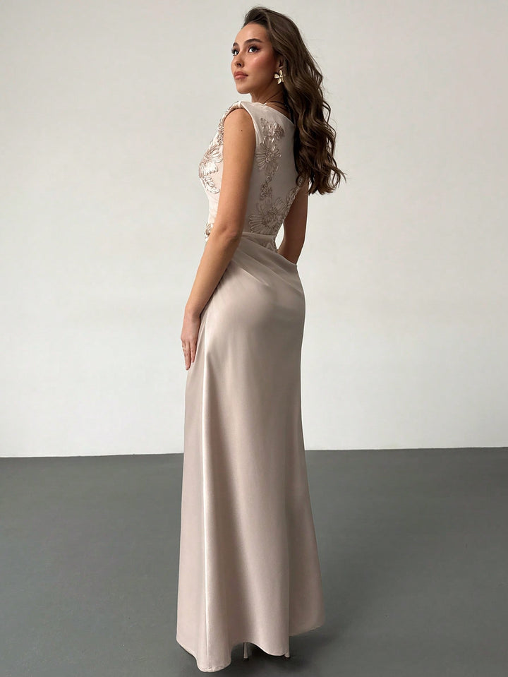 Rochie maxi SHEIN, roz