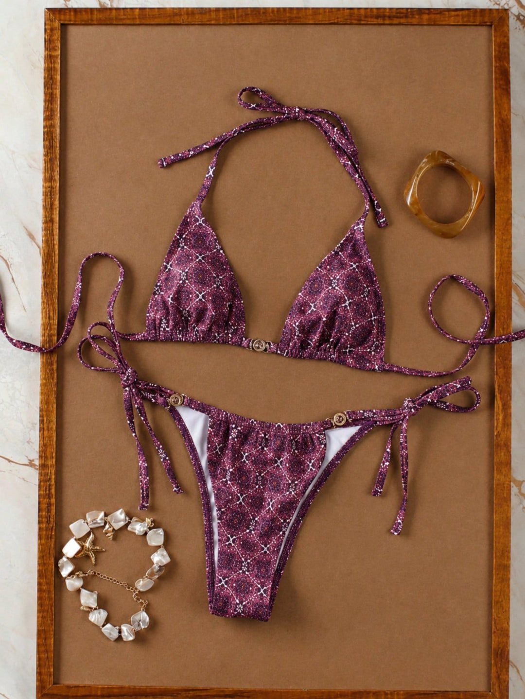 Set bikini SHEIN, mix culori