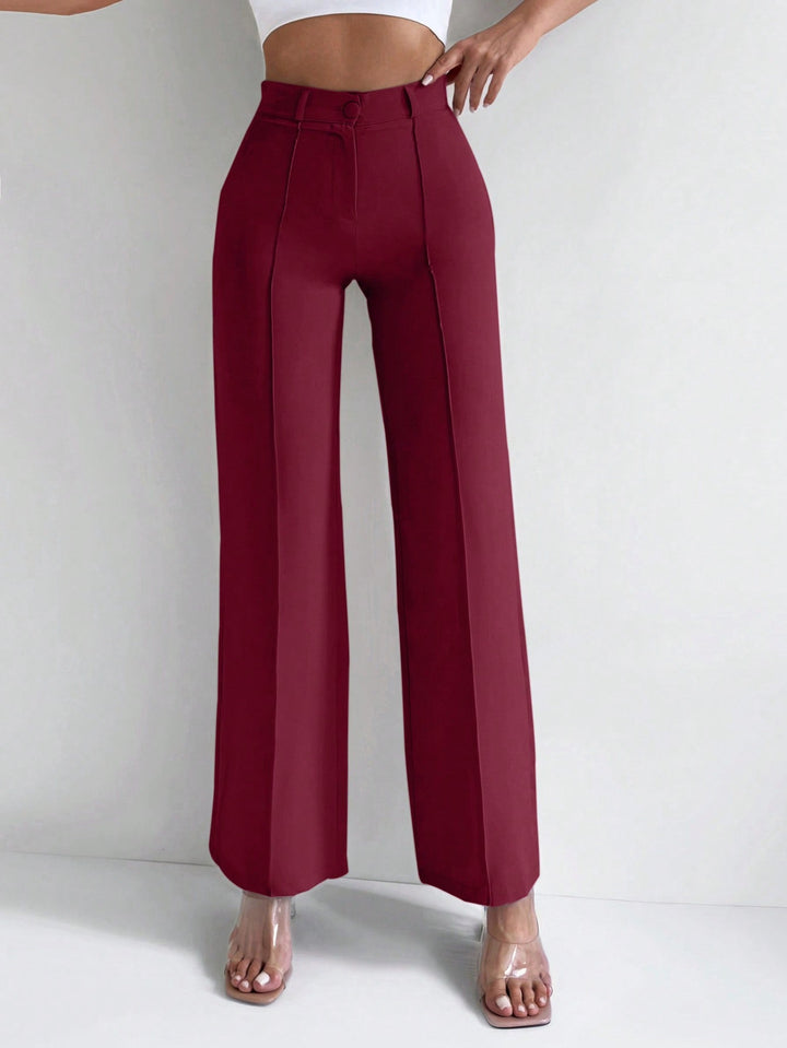 Pantalon SHEIN, vișiniu