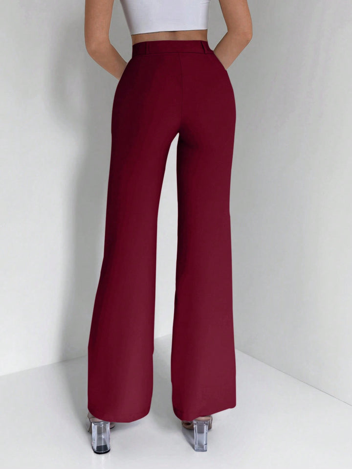 Pantalon SHEIN, vișiniu