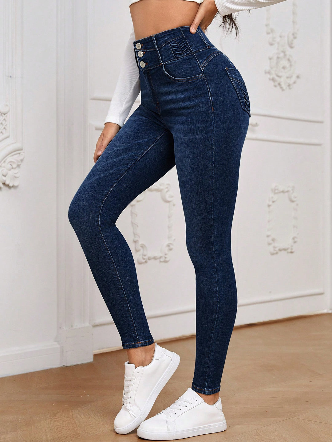 Jeans SHEIN, albastru
