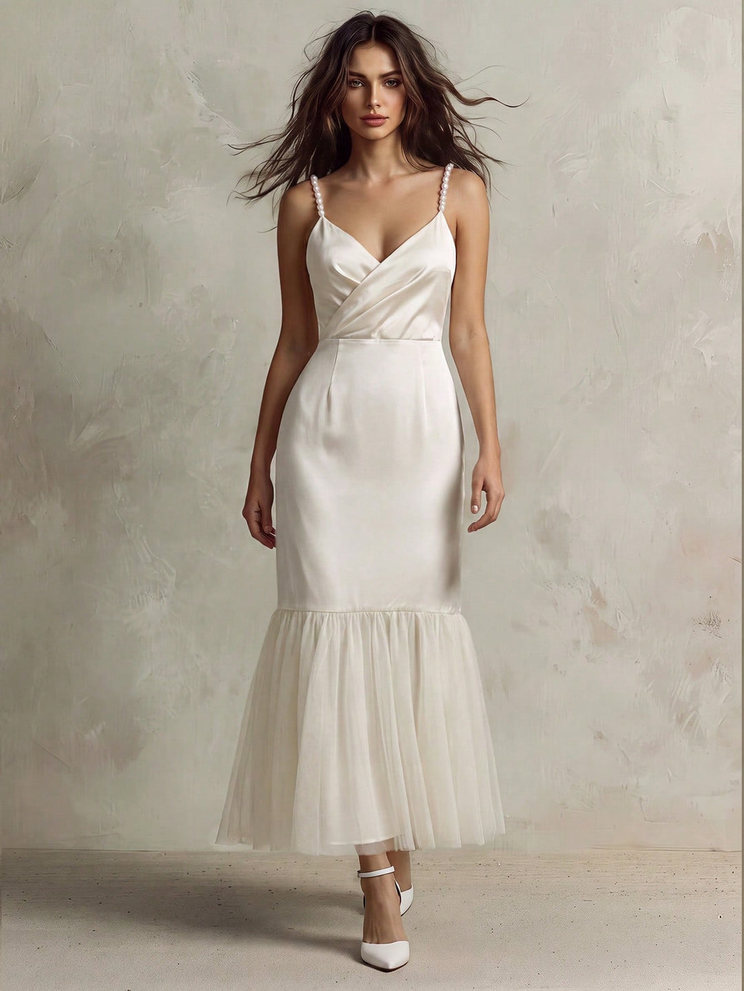 Rochie maxi SHEIN, portocaliu