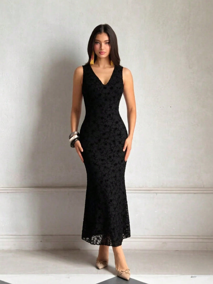 Rochie maxi SHEIN, negru
