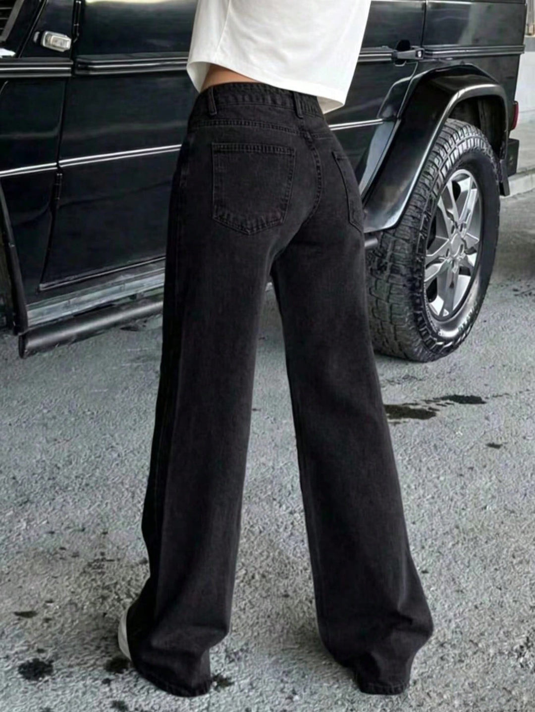 Jeans SHEIN, negru