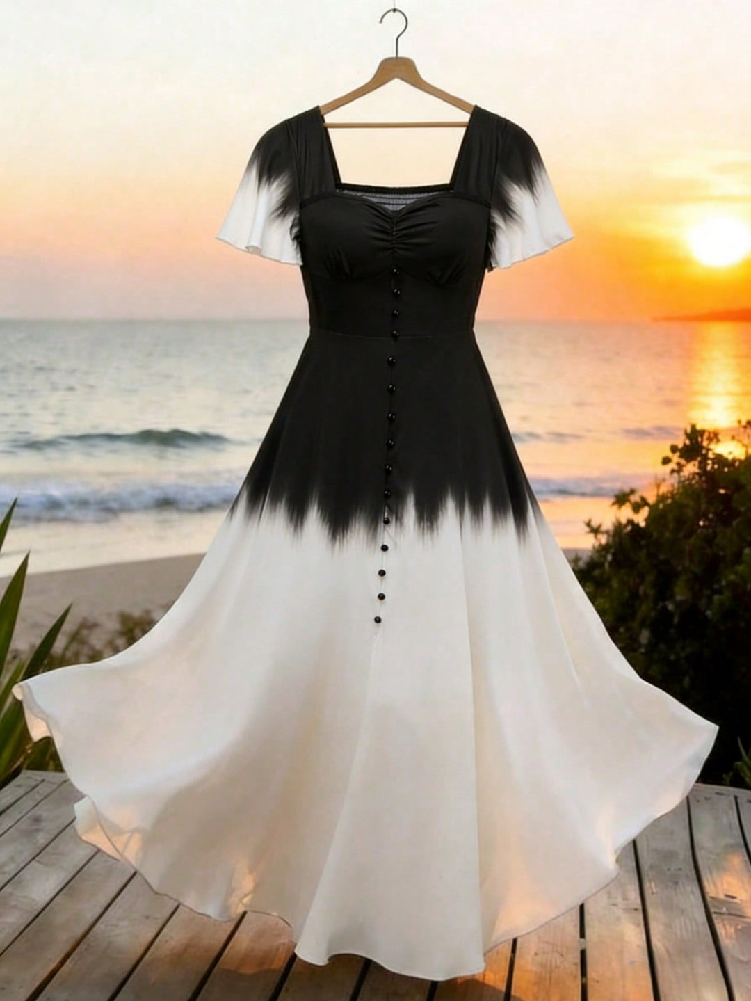 Rochie maxi SHEIN, negru