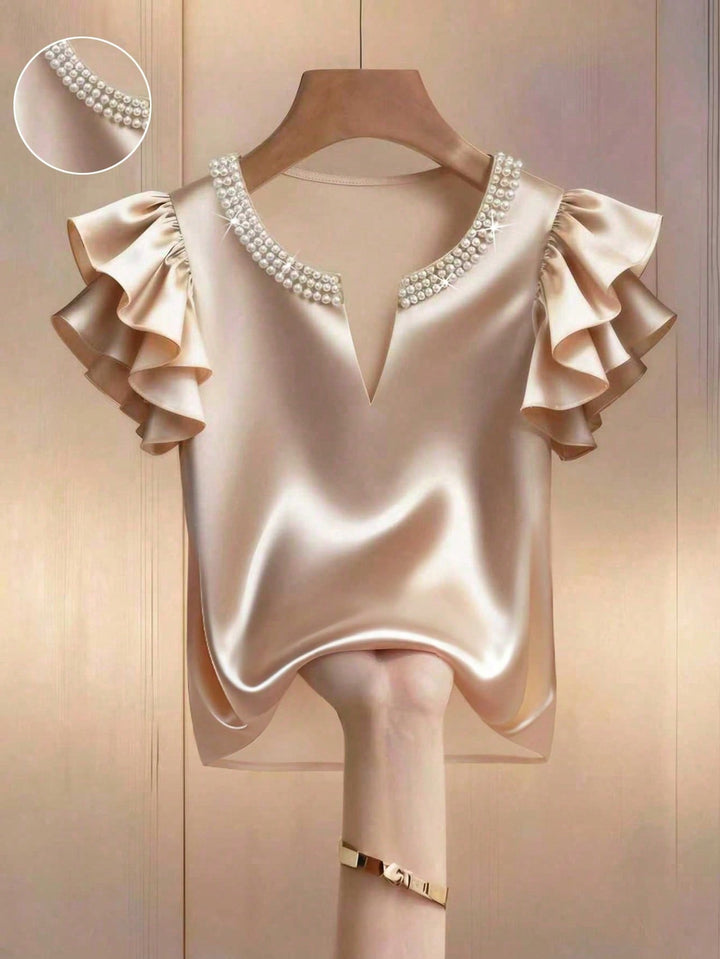 Bluza dama SHEIN, auriu