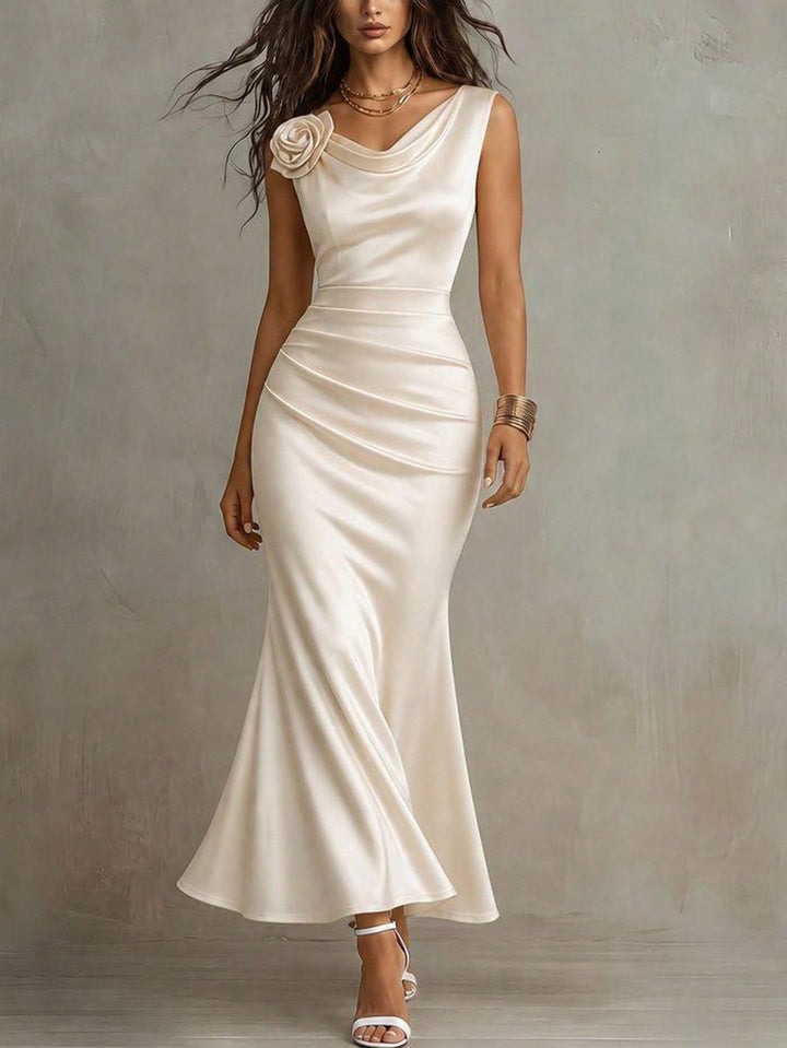 Rochie maxi SHEIN, portocaliu