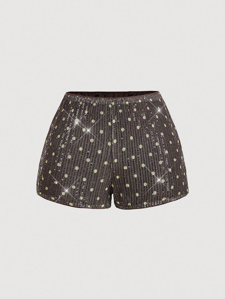 Pantaloni scurți SHEIN, negru