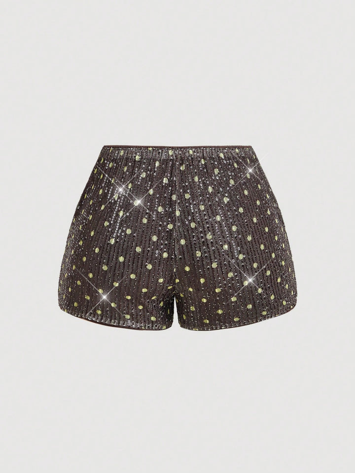 Pantaloni scurți SHEIN, negru