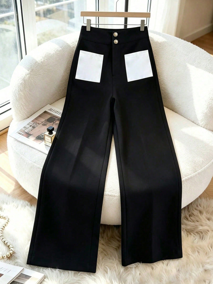 Pantaloni SHEIN, negru