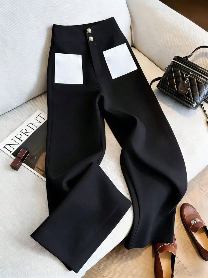 Pantaloni SHEIN, negru