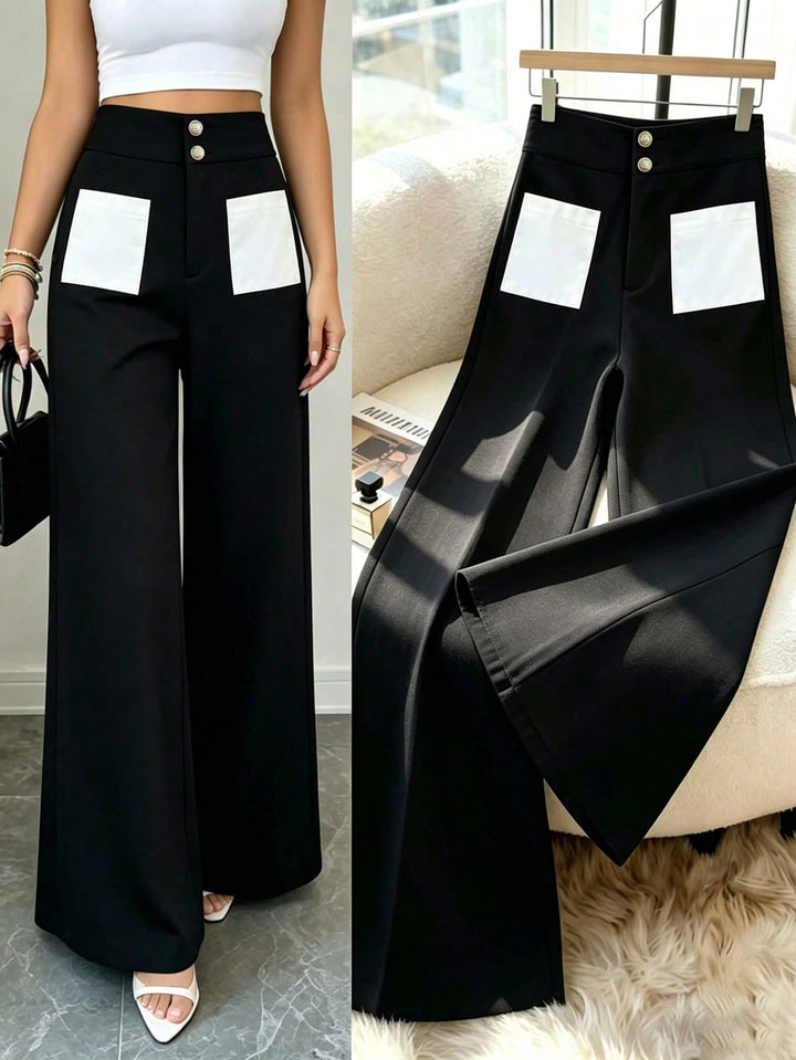Pantaloni SHEIN, negru