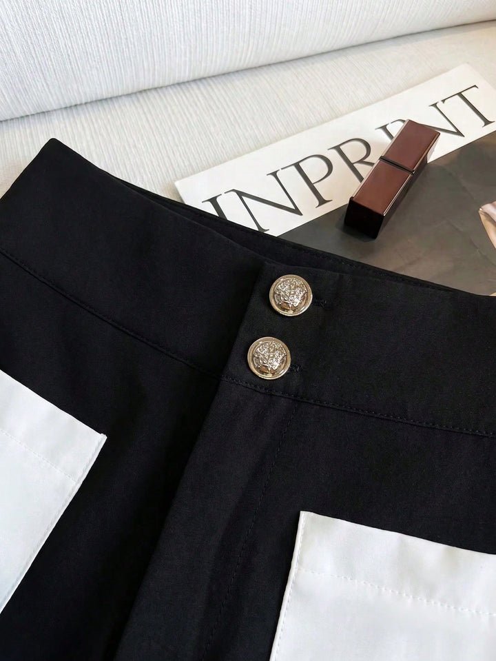Pantaloni SHEIN, negru