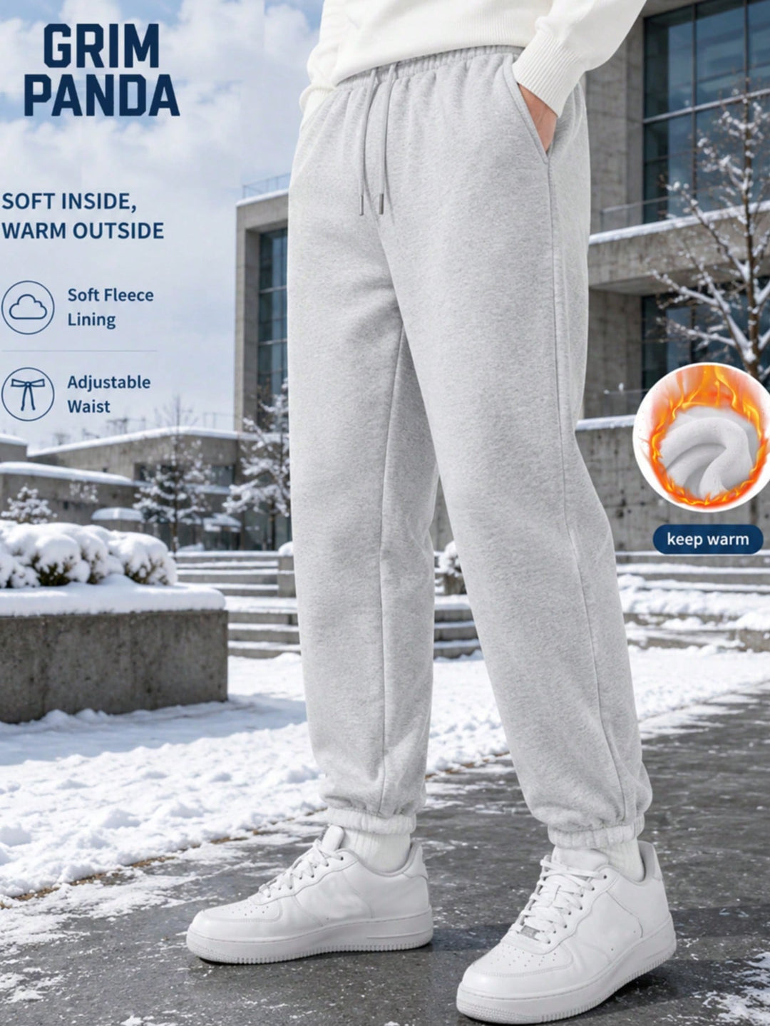 Pantaloni SHEIN, gri